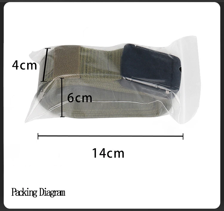 Nylon Tactical Belt Adjustable Durable and Comfortable Metal Buckle Quick Release Belt For Outdoor Hiking Working Tactical Belt