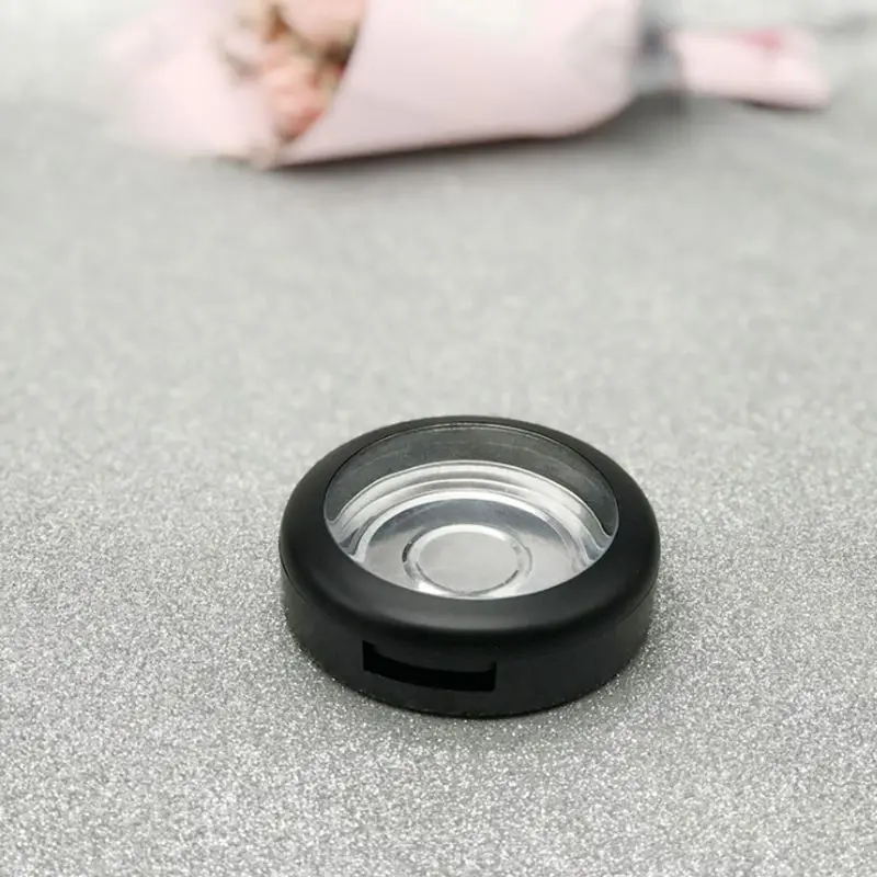 Hot Sell in stock and ready to ship Empty 3-5g Matt Black Powder Box Silk Printing supported