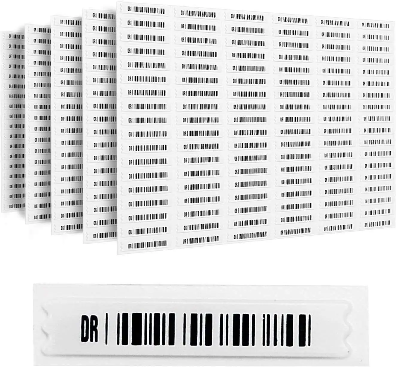 900Mhz Passive Barcode Label Anti Theft Alarms Electronic Article Surveillance Supermarket EAS AM RFID Tag for Clothing