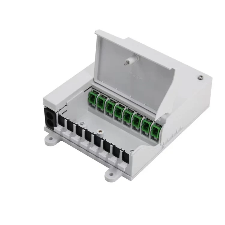 IP65 FTTH мини Настенный 8 ядро волоконно-оптическая распределительная коробка волоконно-оптическая Клеммная коробка Кахас ворсом FDB/ODB/FTB
