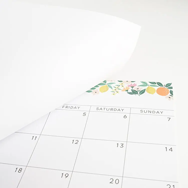 Hot Selling Various 2024 Wall Calendar 12 Monthly Calendar for Easy Planning