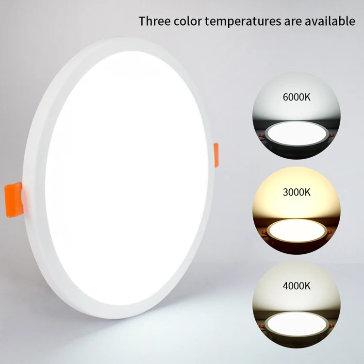 KLUMIA High Brightness Indoor 6 8 15 20 Watt Commercial Ceiling Home Office LED Panel Light