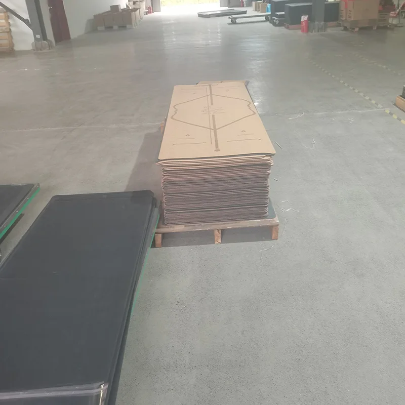 Hight Quality Natural Cork Yoga Mats Custom Logo Posture Line Meditation Cushion