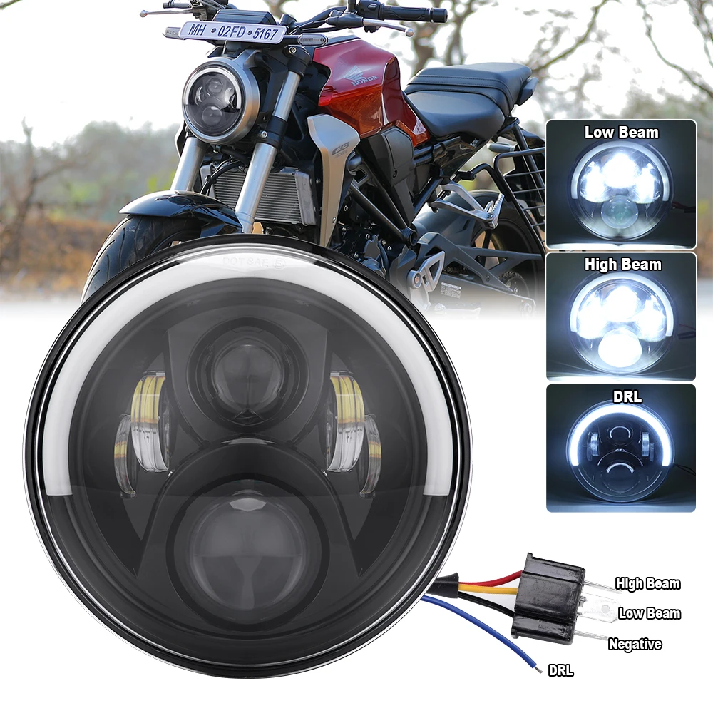 Headlight Of Motorcycle For Honda Cbr 150 125 Delux Click Motorcycle Accessories Headlight Motorcycle lighting system