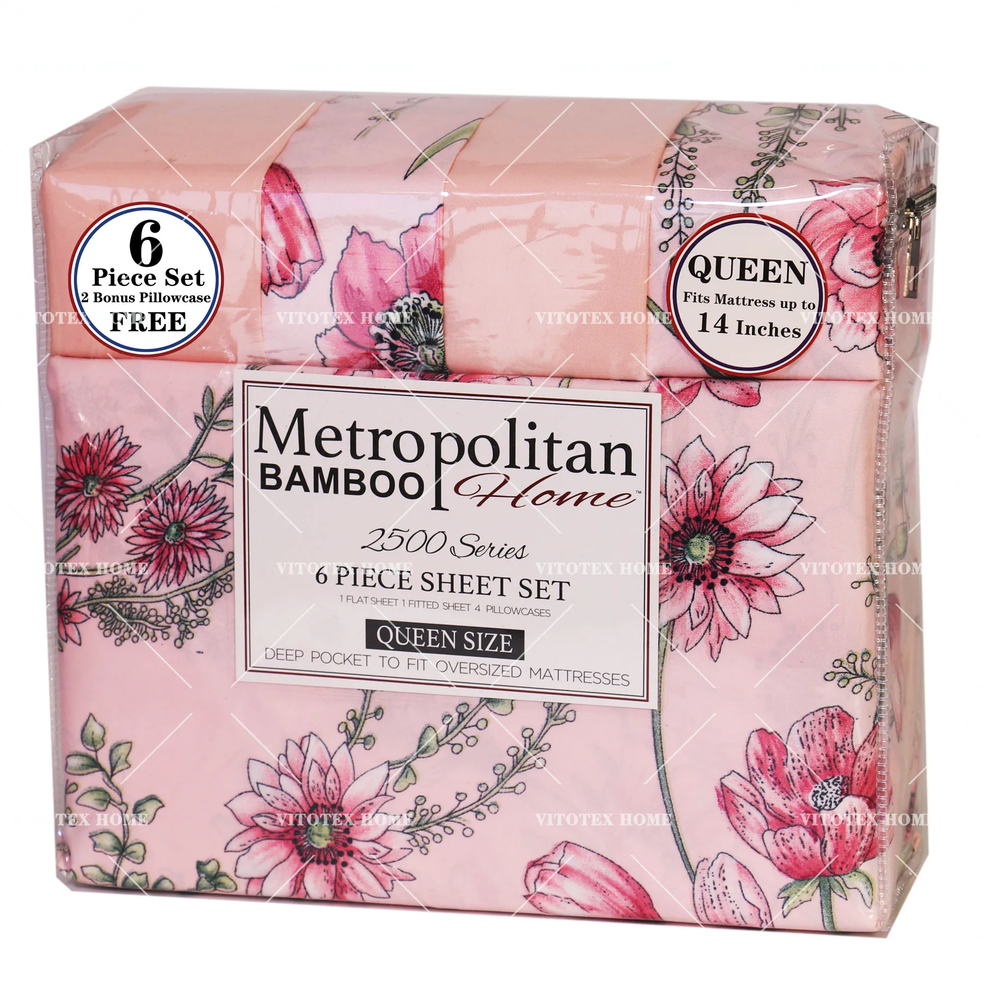 Microfiber 6 piece bedding floral bed sheet set disperse print duvet covers sets for king size bed wholesale