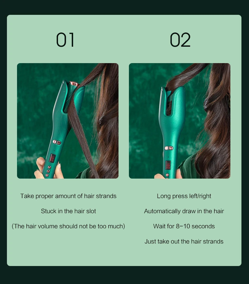 Best Price Pink Hair Rollers Set Curlers Water NO Hair Curler Change Head Ceramic Corn Hair Curlers