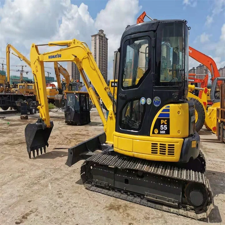Used Komatsu crawler excavator PC55MR from Japan with perfect condition cheap for purchase