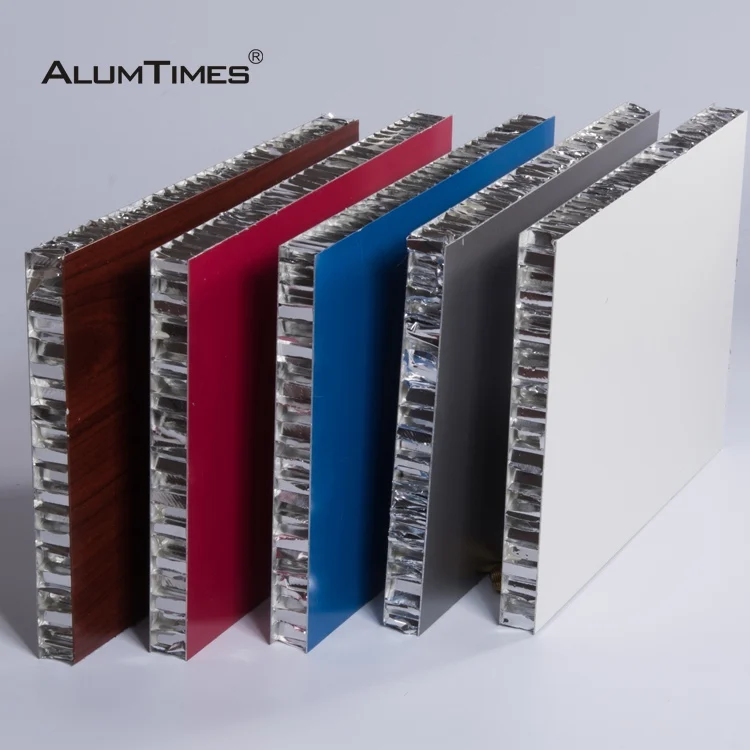Outdoor Building Decoration High Impact Thermoplastic Light Weight High Strength Aluminum Honeycomb Sandwich Wall Panels