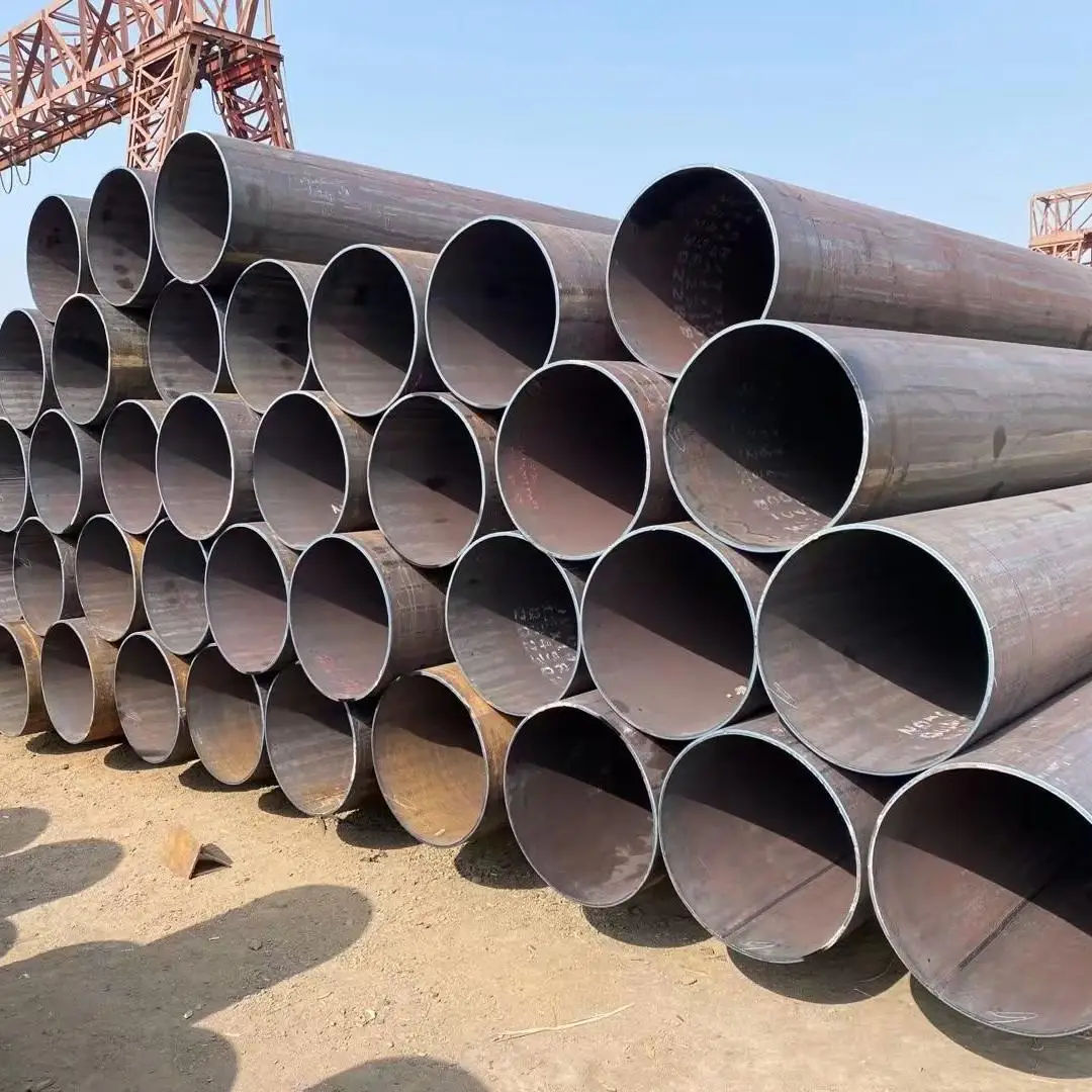Hot Sale DIN Hot Dipped Galvanized API Certified ASTM Standard Welded Steel round Pipes for Drill and Oil Applications