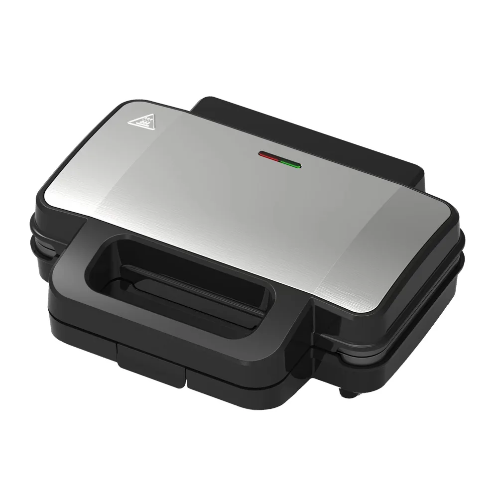 3 in 1 Multifunctional Waffle Iron Panini Press Sandwicher, Non Stick Coating and Cool Touch Handle