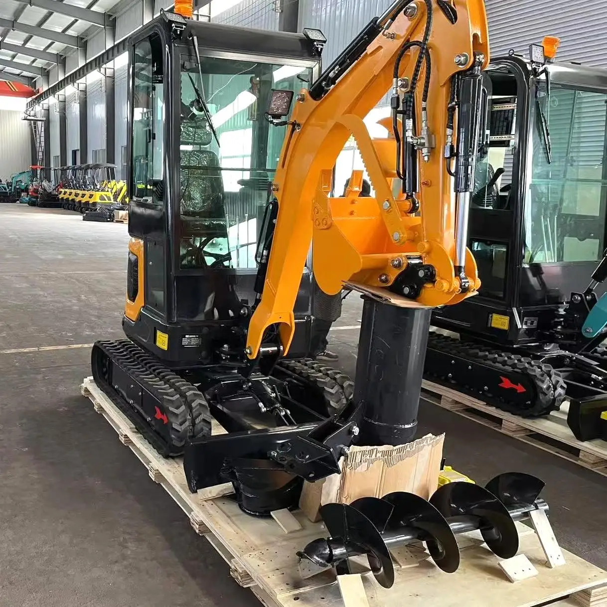 Whole hydraulic system control earth digging machine wholesale diesel mini excavator 2 ton crawler miniexcavator 3 ton