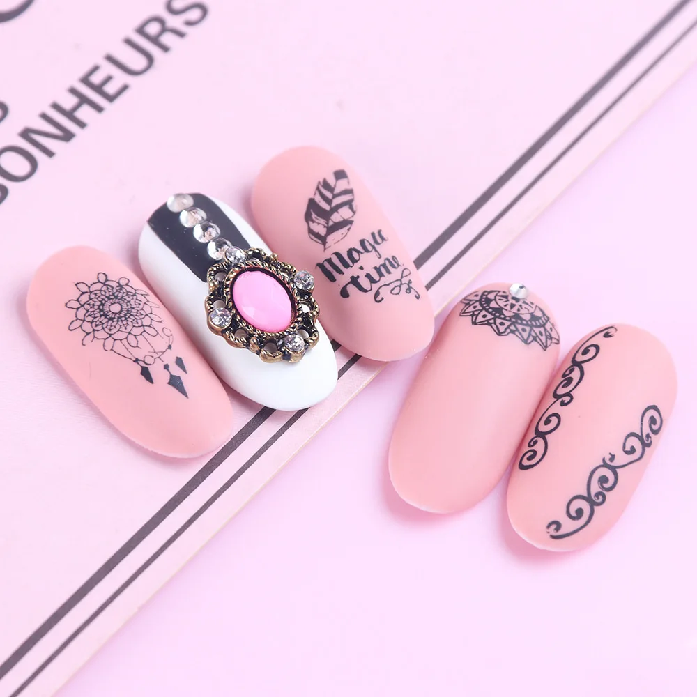 Nail Stamping Plates Template Multi-styles Nail Stamping Plates Nail Art Stamp Template Stencil