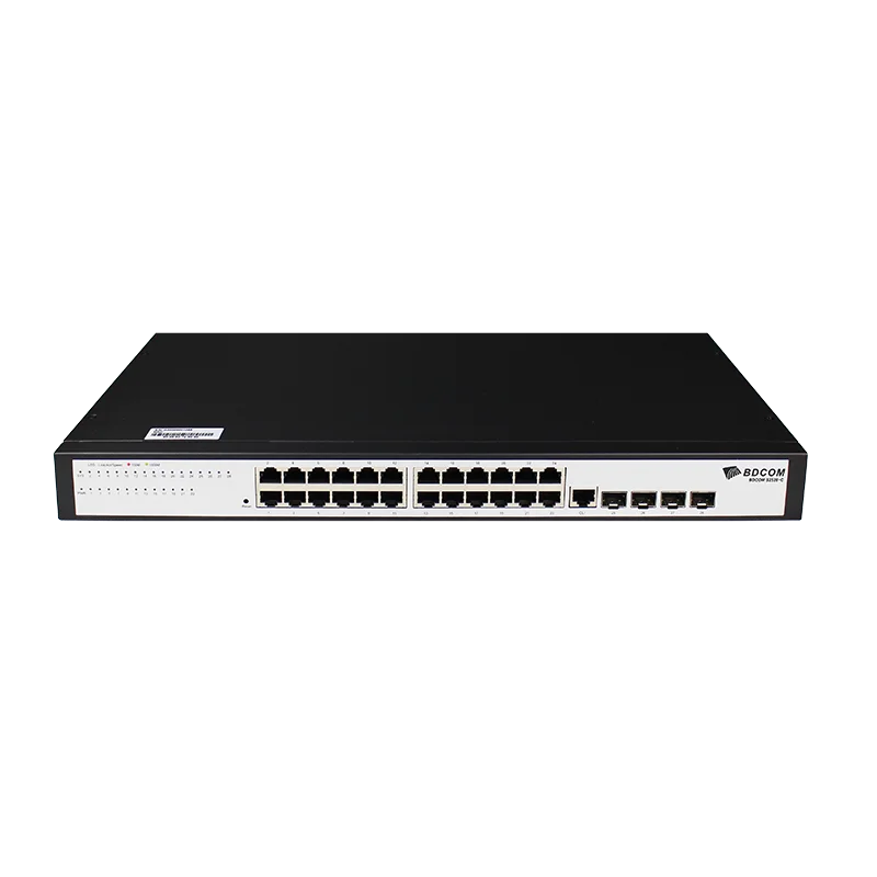  BDCOM S2528-C L2 +(Lite L3) 24-портовый гигабитный управляемый коммутатор эфирной сети 4-порт Gigabit Uplink