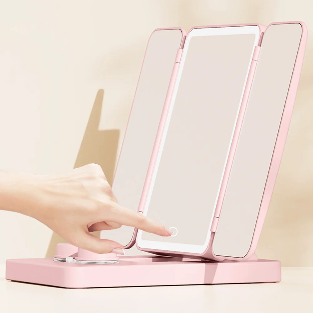 Hot sale cosmetic mirror LED Makeup Mirror with washable contact lenses