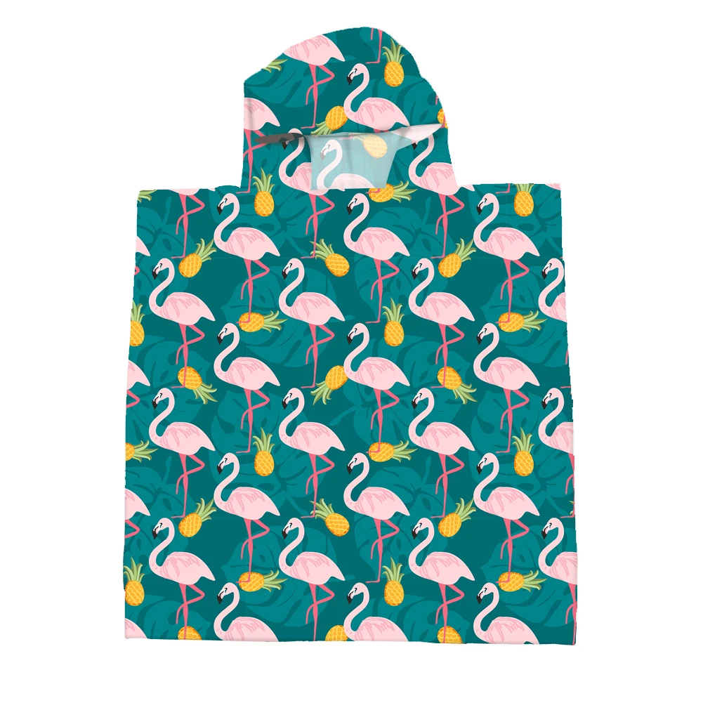 
Wholesale 100% Polyester Custom Print Highly Absorbent Hooded Baby Towel 