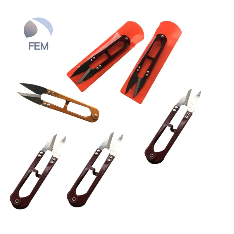 High quality cross stitch scissors U small scissors household thread cut high carbon yarn scissors