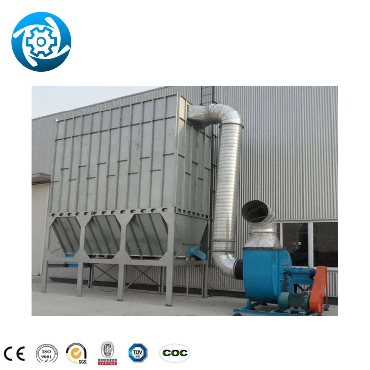 Деревообрабатывающий рукавный фильтр фильтрующая Воронка Тип древесных опилок, Pe оцинкованная сталь пылесборник