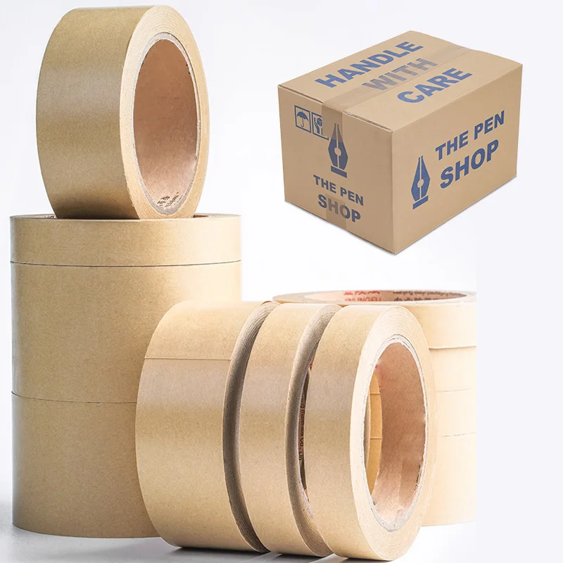 Eco Friendly Paper Roll Tape Custom Paper Tape With Logo