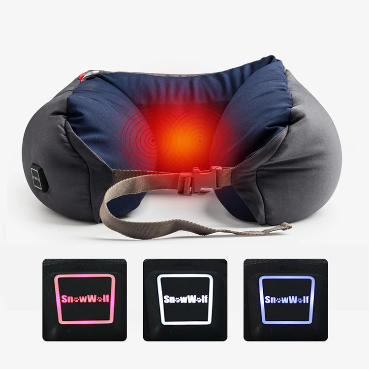 
Promotion U Shaped Neck Pillows Folding Personalized USB Heated Neck Travel Pillow 