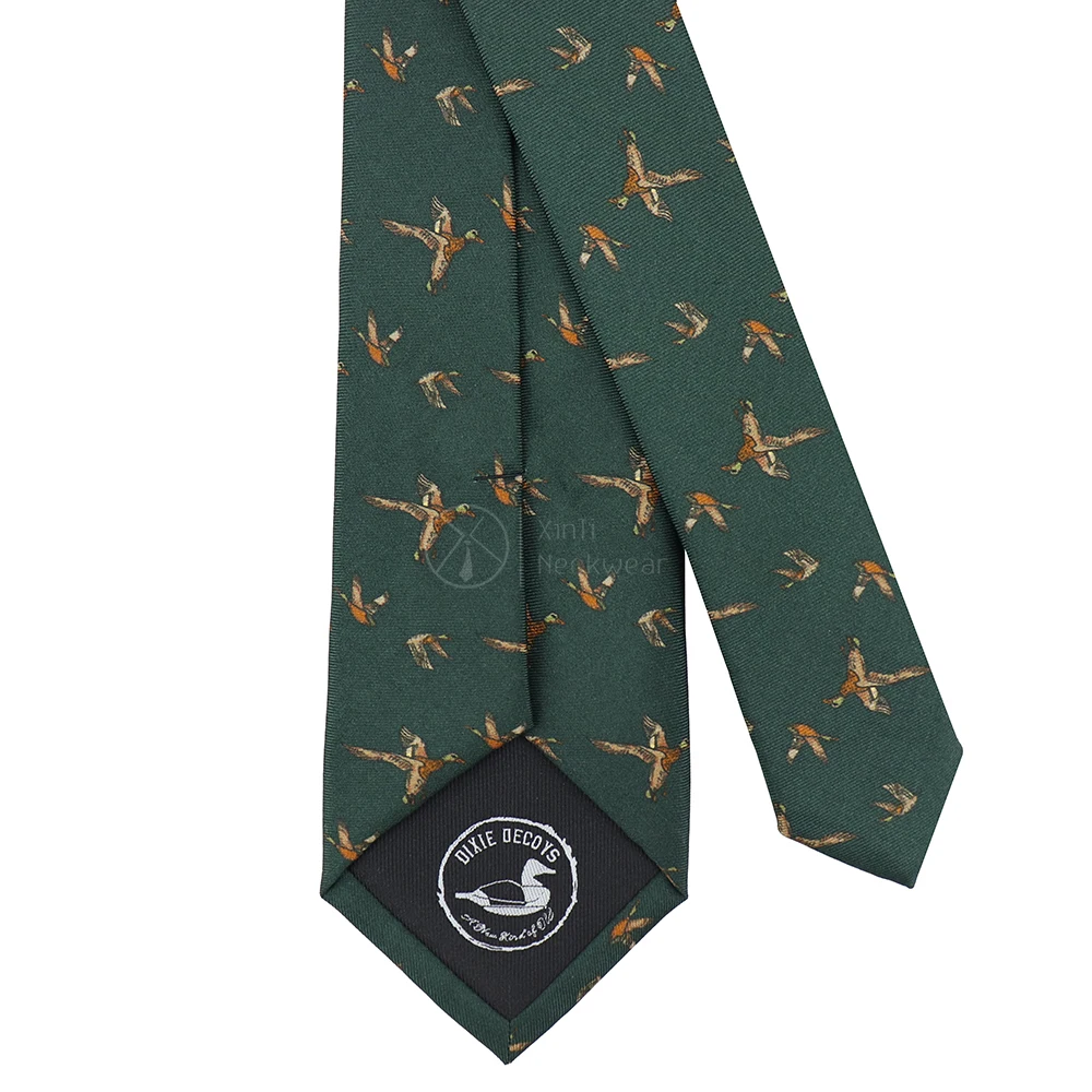 Custom Printed Logo Plaid Striped Tie 100% Silk Necktie Brandable Woolen Polyester Animal Tie Mens Silk Neckties Online