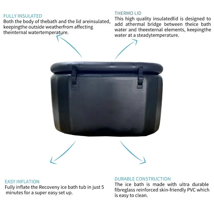 Спортсмены, спортивные, для восстановления, DWF, стежка из ПВХ, переносная холодная Ледяная Ванна, бассейн, надувная Ледяная Ванна