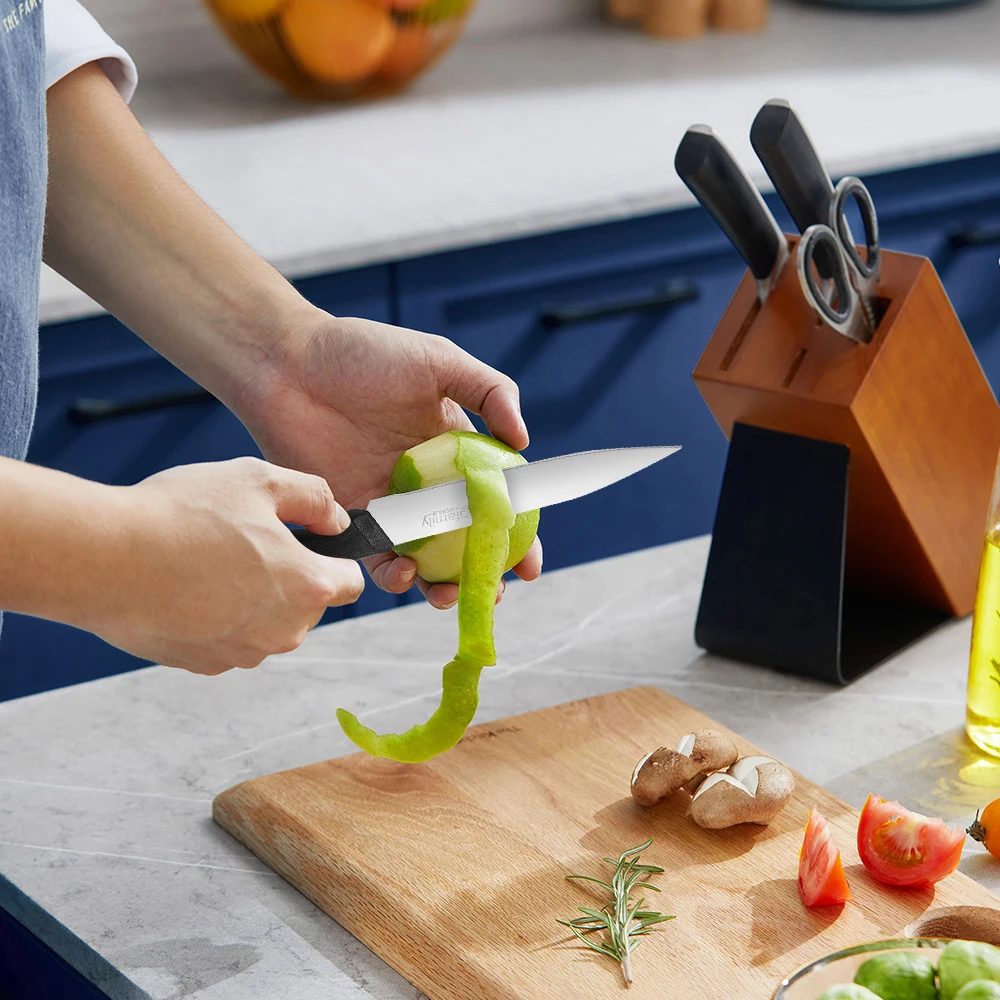 Home Kitchen wholesale cheap Chef Knife Kit German Stainless Steel Forged Kitchenware Professional Chef Knife Set