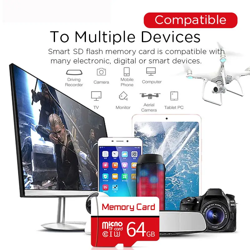 Wholesale Factory Price Supply Storage Card 64gb 16gb 32gb Taiwan Micro TF SD 128 Gb Memory Card