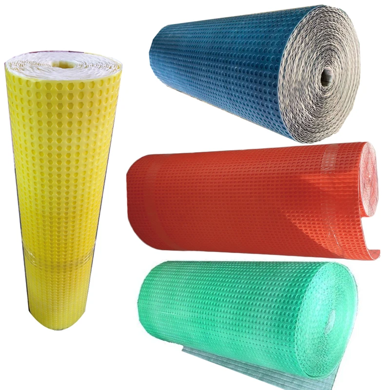 PP+PE Schluter-like Waterproofing Underfloor Heating Mat for electric heating system