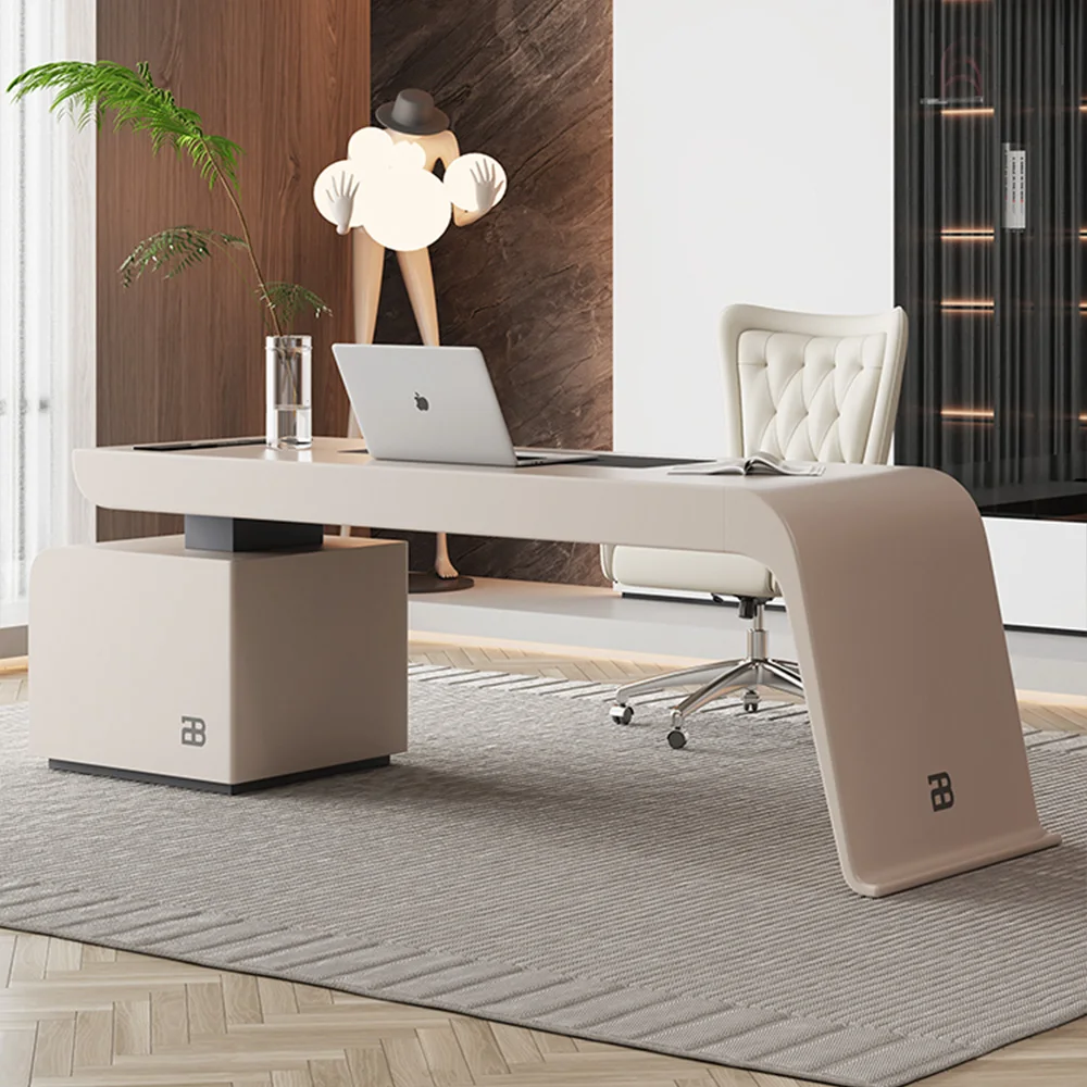 Home Office Furniture Computer Study Desk Modern Multifunctional Office Table With Drawers Executive Desk