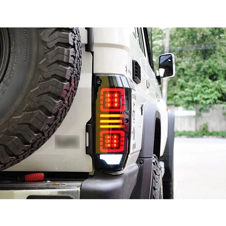 HCmotion завод Запуск анимации DRL Machito Zo Reken J70 задний фонарь Полный светодиод 1984-2021 задние фонари для Toyota Land