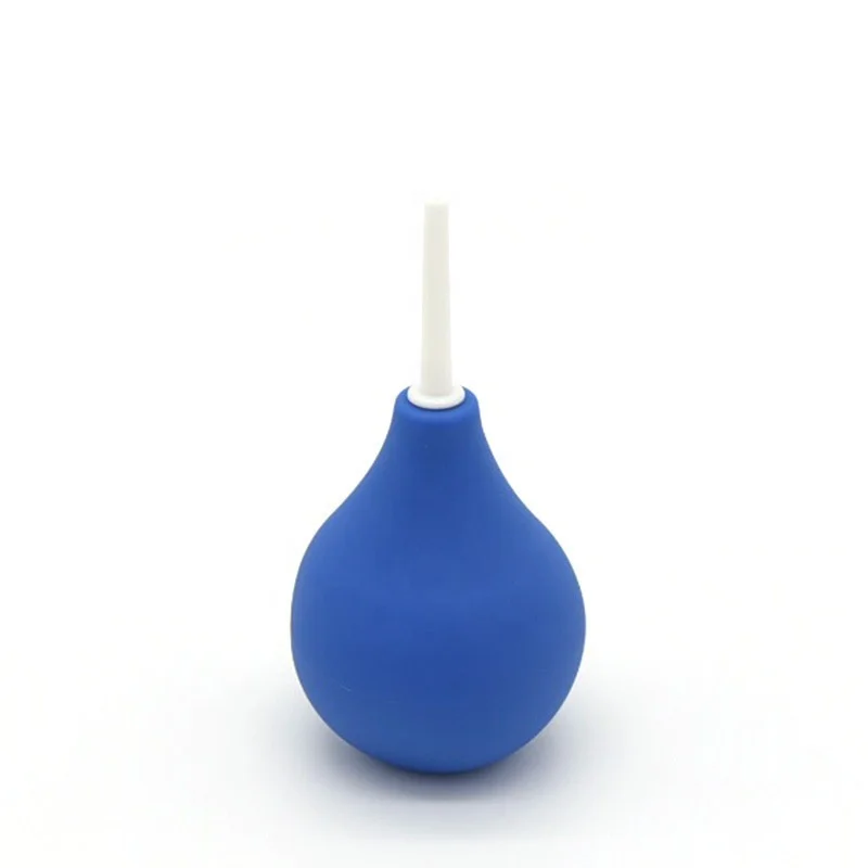 Feminine Hygiene Product 89ml Reusable Anal Douche Silicone Rubber Enema Bulb For Anal Clean