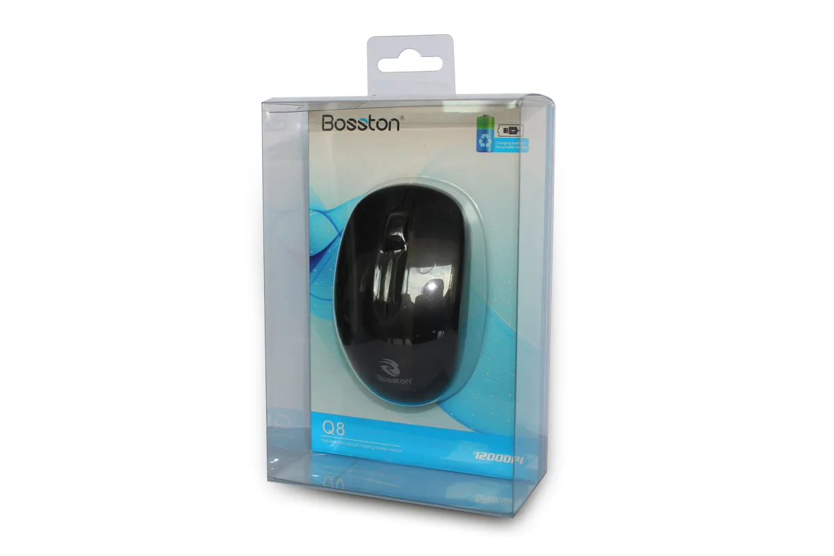 Беспроводная перезаряжаемая мышь BOSSTON Q8 2 4G Офисная игровая домашняя оптическая