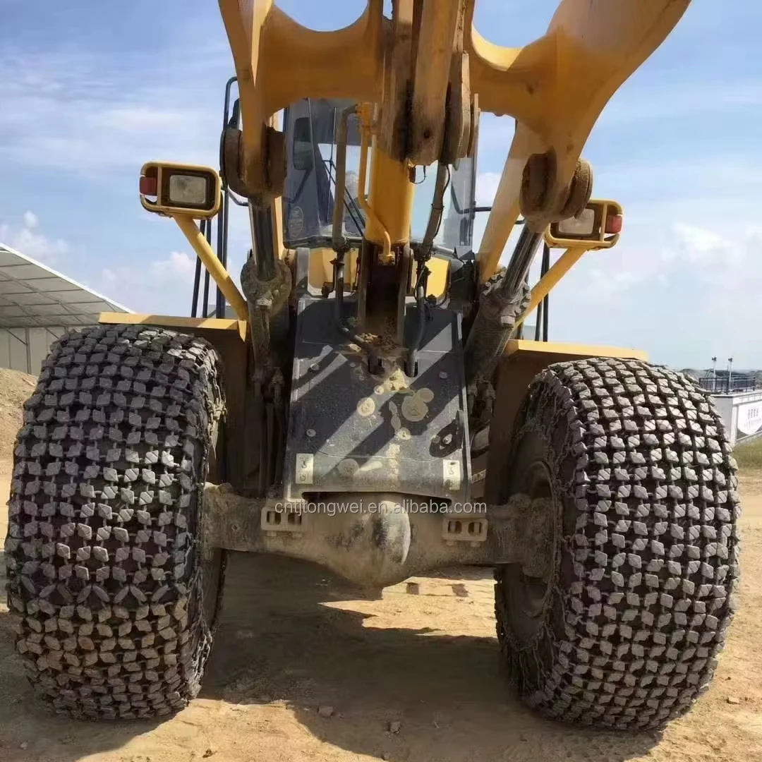 17.5-25 Tyre protection chain for volvo wheel loader used for underground mining