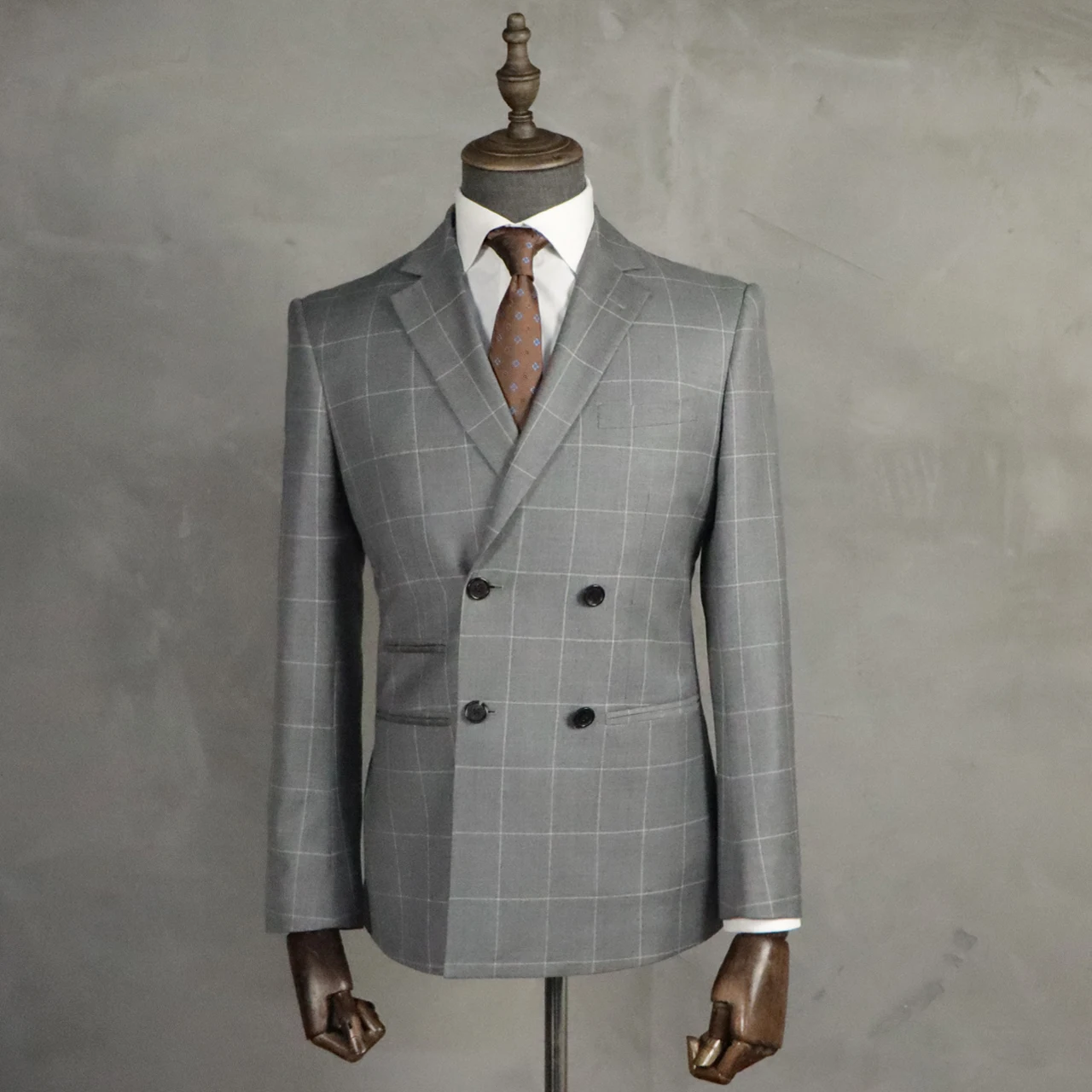 MTM Tailor Custom British Style Suit Bespoke  Business Mens Suit  For Tailor Shop  Wool 2 Piece Set