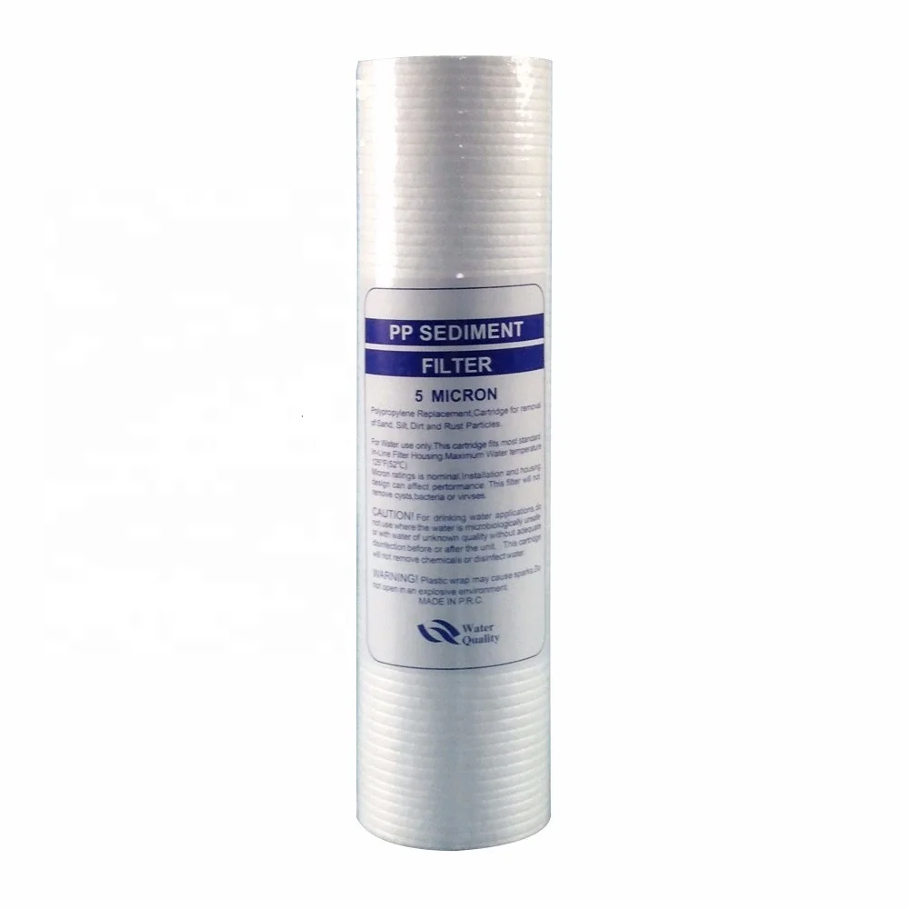 pp 5 0.5 micron sediment water filter cartridge 4' pp melt blown cartridges