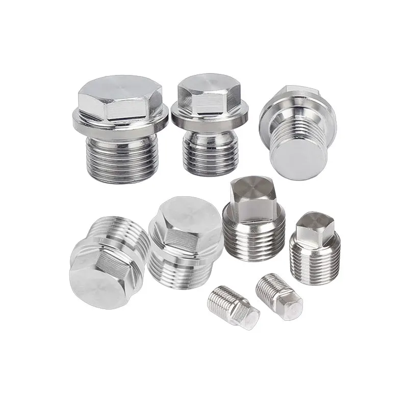 Screws Solid Thread Corrosion Resistant Bung Plug Pipe Fitting Custom Oil Pipe Plug Screws