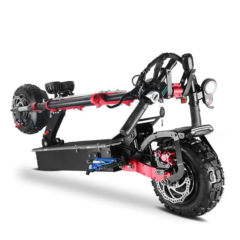X5 13 Inch 60V 5600W 6000W Two Wheel Dual Motor Us Warehouse Fat Tire Off Road Fast Folding Electric Scooter For Adult