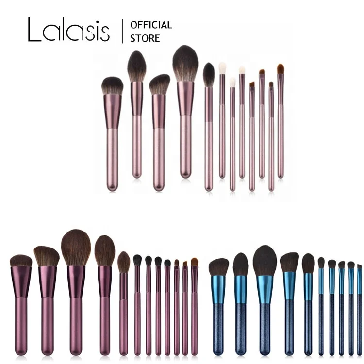 Lalasis eco friendly vegan cosmetic natural artist buy make-up brushes sets make up brushes private label