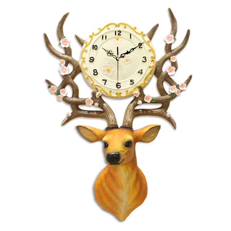 
Fancy Design Custom Logo Packing Made Vintage Silent Home Decoration Wall Art Wall Clock 