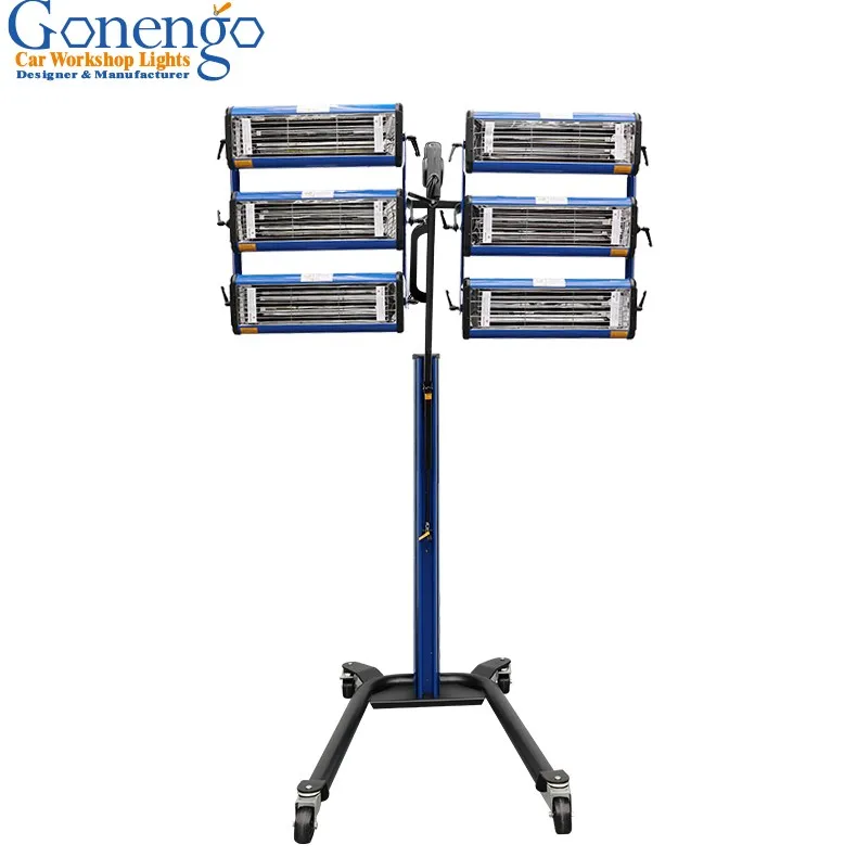 Hot Sell Infrared Paint Curing Lamp High-end Infrared Heater Lamp For Curing Powder Paint 6000W