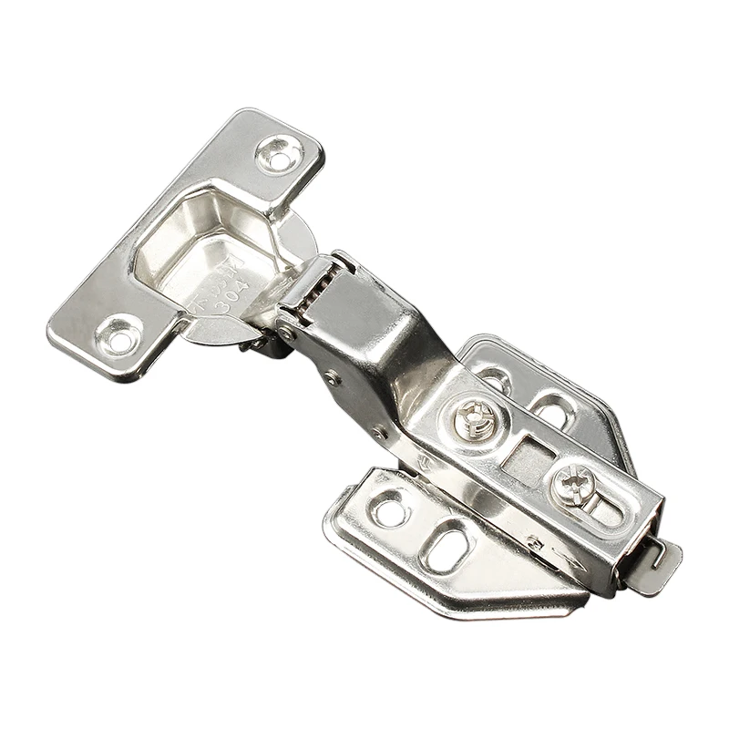 Two-Stage Force Aircraft Hinge 304 Stainless Steel Cabinet Door Hinge with Buffer Damping Hydraulic Thickening