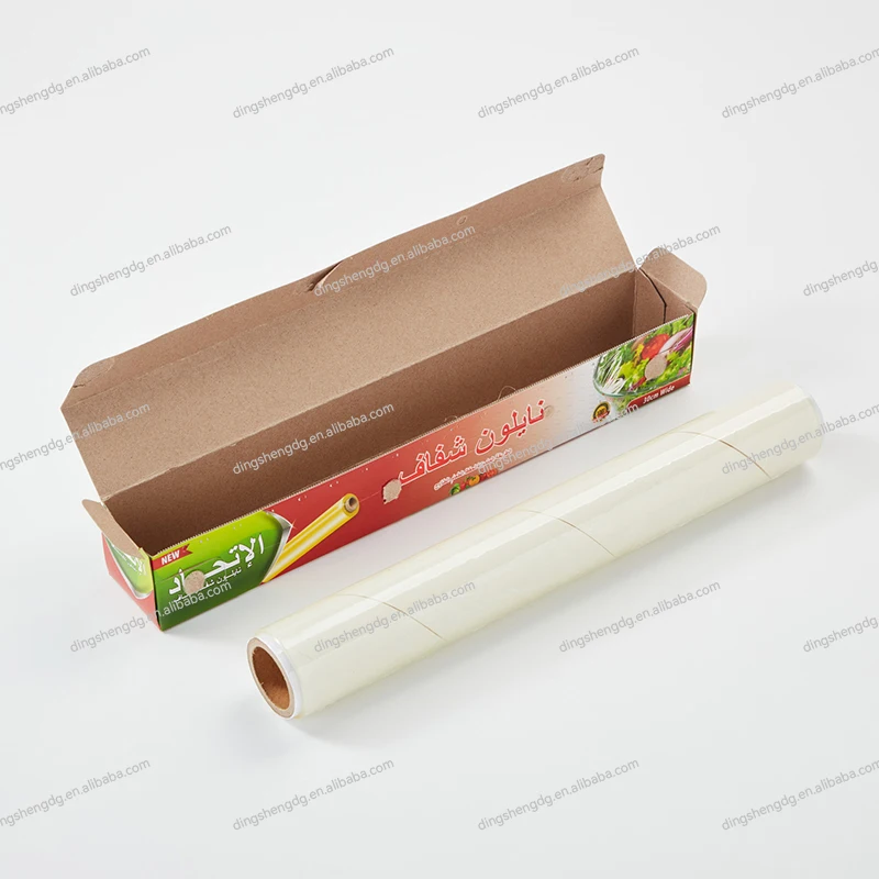 Food Cling Wrap Biodegradable Meat Fruit  Wrap Film Jumbo Roll Clear Shrink Wrap Food Grade Stretch Film