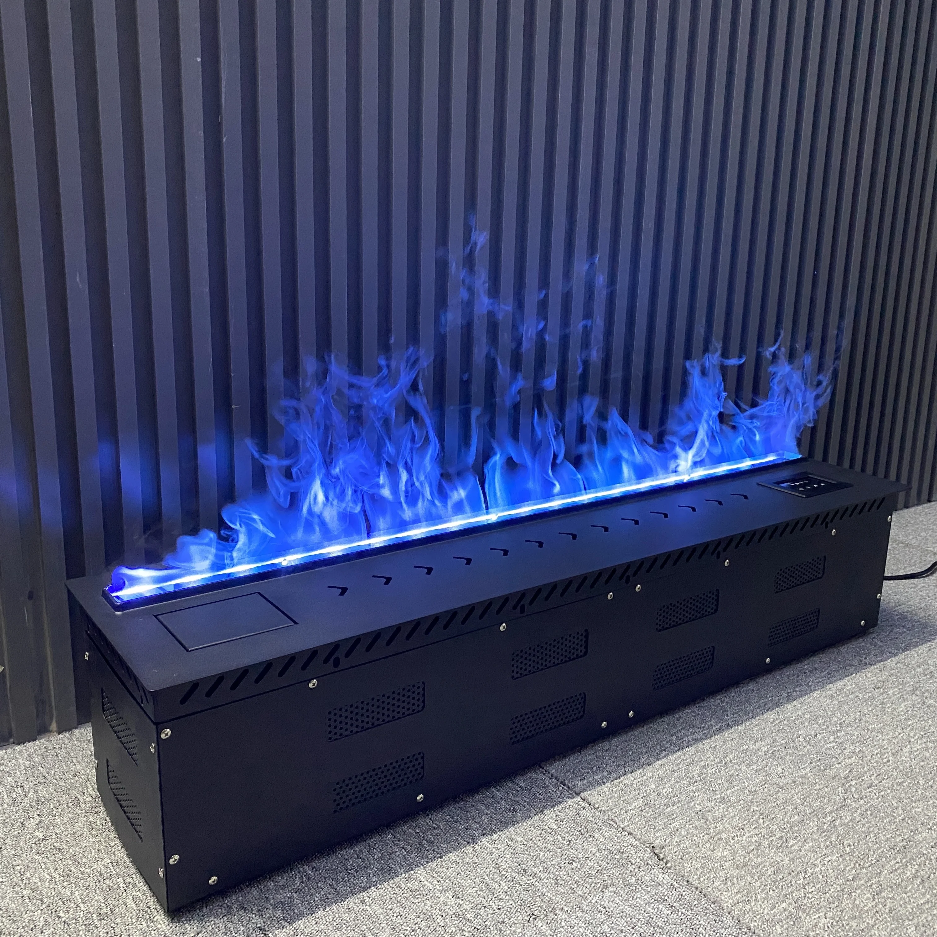 3D LED Flame Water Mist Fire Vapor Steam Electric Wall Fireplace 1000mm WOGUAN