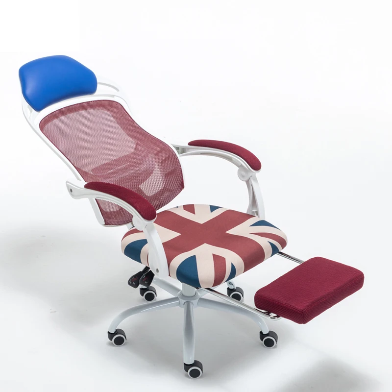 
European style Amazon hot-selling mesh chair with footrest 