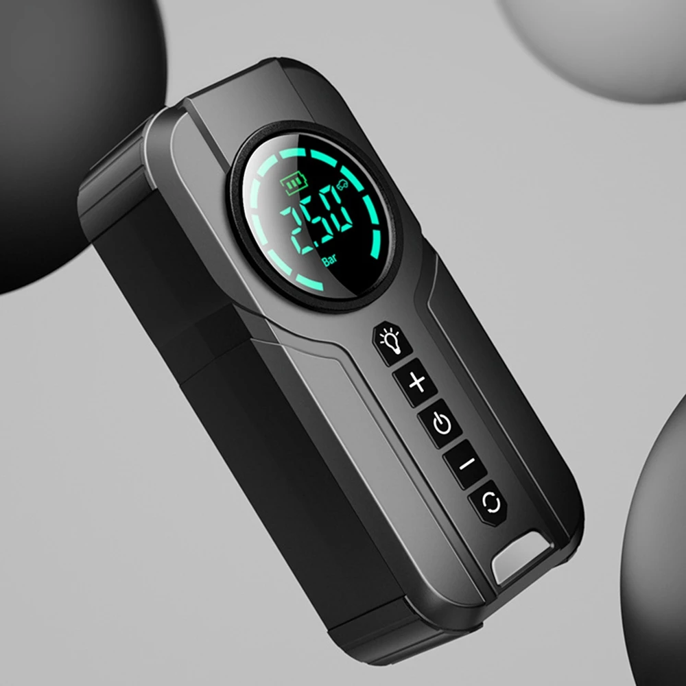 Wholesale Wireless 12v Tire Inflator Digital Automatic Tire Inflators Portable Mini Cordless Air Pump Car Air Compressor for Car