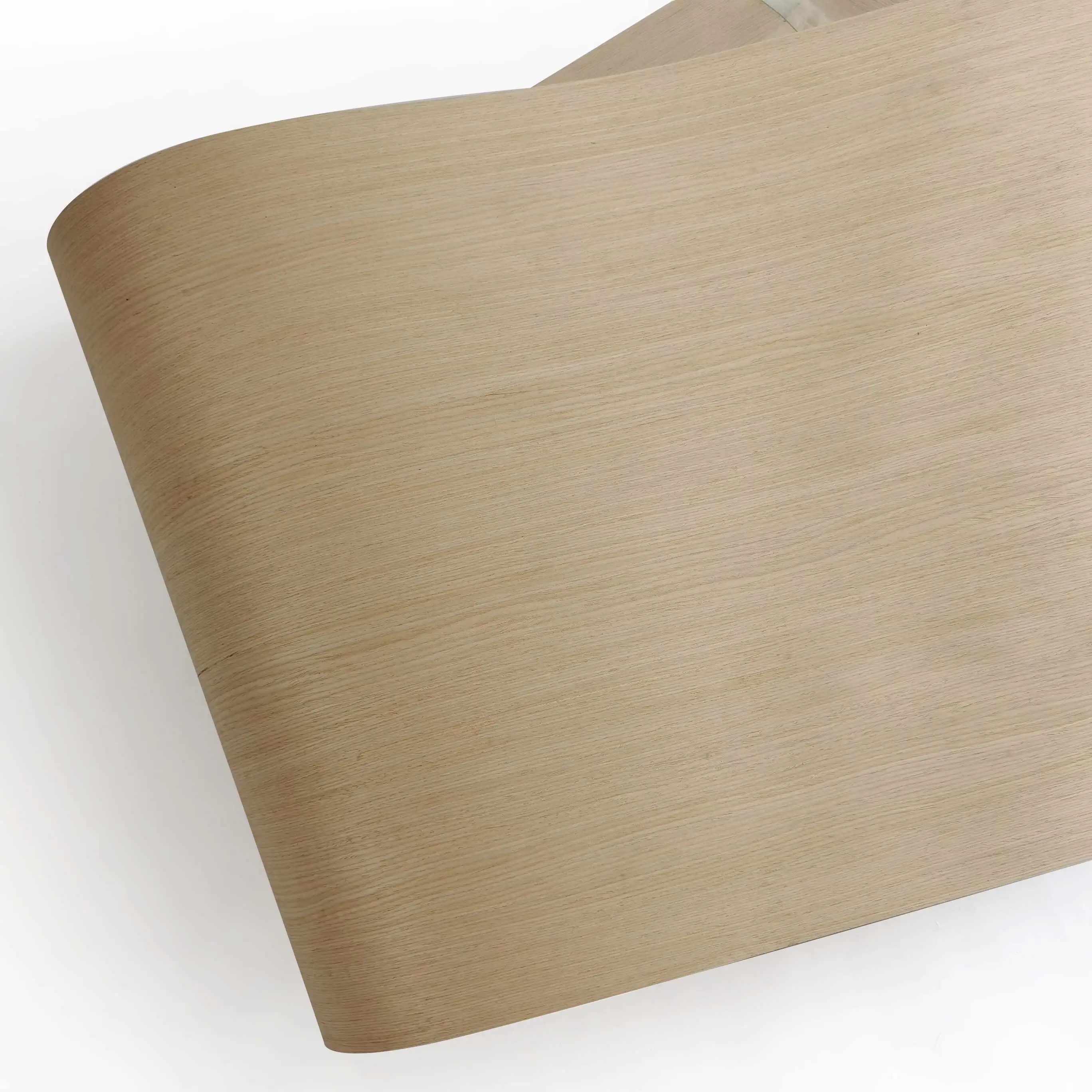 New Design Engineered White Oak Wood Veneer Color DIY Craft Art 2500*640 MM For Hotel Room Door Table Skin