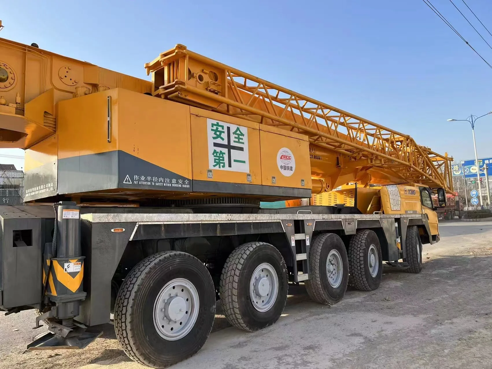 Truck Cranes Sale 130Ton Construction Hydraulic Mobile Mounted Truck Crane QY130K