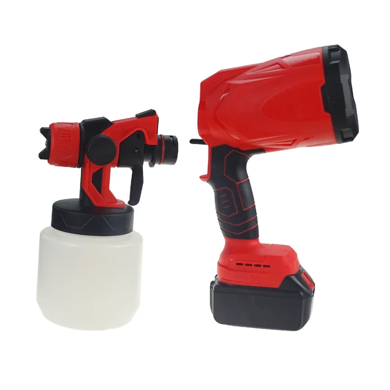 18 в 550 Вт электроинструменты 400 мл беспроводной распылитель краски пистолет ручной HVLP распылитель краски шланг инструмент для покраски