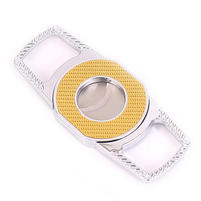 High Quality Wholesale Double Edge Stainless Steel Cigar Cutter Cigar Accessories
