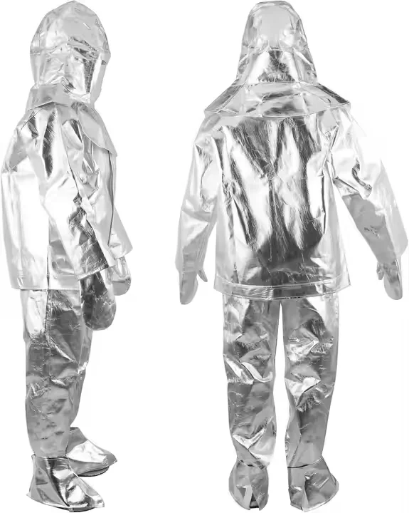Hot Sale Wholesale Aluminized Fire Resistant Uniform 800 Degree Aluminum Foil Heat Resistance Suit